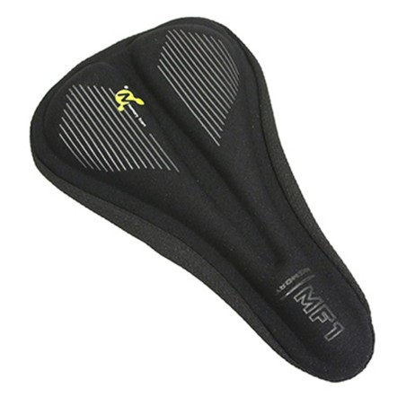 COUVRE SELLE VELO NEWTON GEL MEMOIRE DE FORME NOIR (280x165mm)