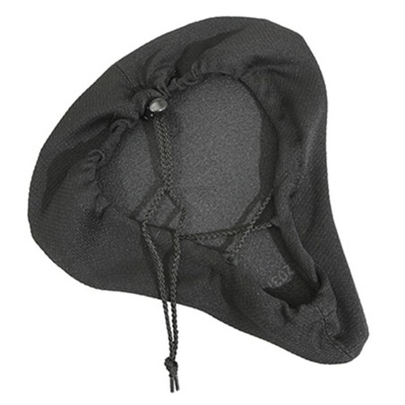 COUVRE SELLE VELO NEWTON GEL MEMOIRE DE FORME NOIR (245x230mm)