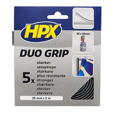 RUBAN DE FIXATION HPX DUO GRIP NOIR 25mm x 2M