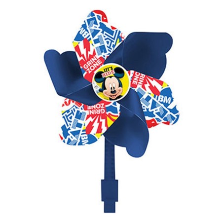 MOULIN A VENT DISNEY MICKEY BLEU FIXATION CINTRE  (VENDU A L UNITE)