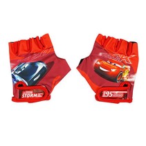 GANTS VELO COURT ENFANT DISNEY CARS ROUGE (PAIRE SOUS CARTE)