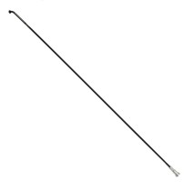 RAYON INOX NOIR PLAT 2mm L 298mm SAPIM TETE COUDEE AVEC ECROUS (VENDU A L'UNITE)