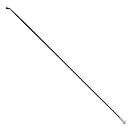 RAYON INOX NOIR PLAT 2mm L 300mm SAPIM TETE COUDEE AVEC ECROUS (VENDU A L'UNITE)