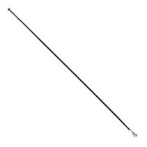 RAYON INOX NOIR PLAT 2mm L 288mm SAPIM TETE DROITE AVEC ECROUS (VENDU A L'UNITE)