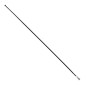 RAYON INOX NOIR PLAT 2mm L 290mm SAPIM TETE DROITE AVEC ECROUS (VENDU A L'UNITE)