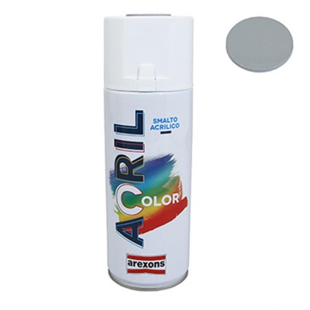 BOMBE DE PEINTURE AREXONS ACRYLIQUE GRIS FENETRE RAL 7024 (AEROSOL 400 ml) (3985)