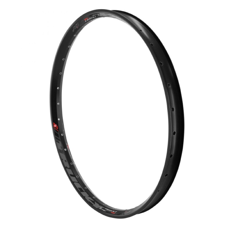 Jante vtt 27.5"  trucky 40 disc noir 32t. double paroi avec oeillets (largeur 40mm) pour pneu 2.50 - 3.00