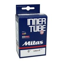 Chambre a air poussette 6 x 1 1-4 mitas valve standard coudee 17° (32-88)