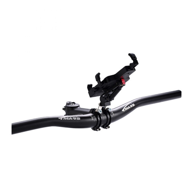 SUPPORT TELEPHONE-SMARTPHONE TMARS FIXATION SUR VIS DU CAPOT DE POTENCE POUR TAILLE 122x52 à 170X82