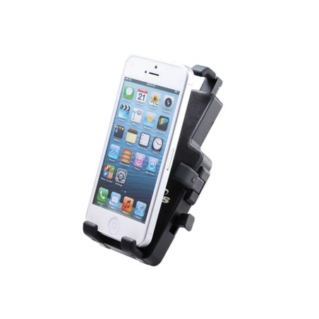SUPPORT TELEPHONE-SMARTPHONE TMARS FIXATION SUR VIS DU CAPOT DE POTENCE POUR TAILLE 122x52 à 170X82