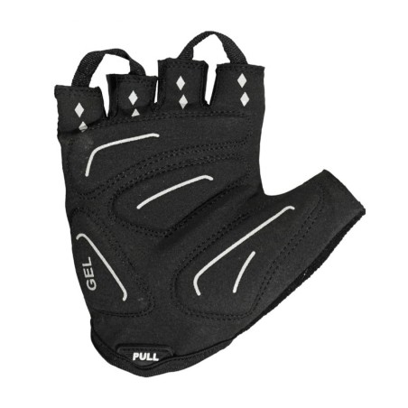 GANTS VELO COURT ADULTE NEWTON GEL NOIR-ROUGE  M  (PAIRE SUR CARTE)