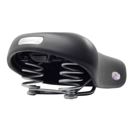 SELLE ROYAL CITY HOLLAND AVEC GEL ET RESSORTS NOIR 247x219mm 690g
