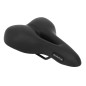 SELLE SAN MARCO BIOAKTIVE TREKKING OPEN MEMOIRE DE FORME MIXTE NOIR RAIL ACIER 415g 188x273mm (SUR CARTE)