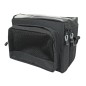 SACOCHE DE CINTRE-GUIDON VELO NEWTON N3 NOIR FIXATION VELCRO AVEC LECTEUR CARTE (Lg26xL19xH20)