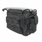 SACOCHE DE CINTRE-GUIDON VELO NEWTON N4 NOIR FIXATION CLIP 25.8-31.8 AVEC LECTEUR CARTE (Lg30xL19xH21)