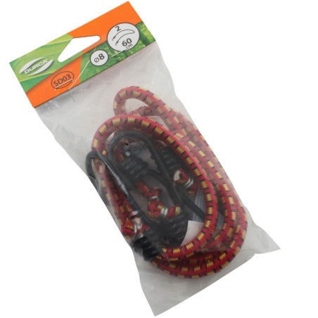 SANDOW - TENDEUR VELO DIAM  8mm LONGUEUR 0,60M (SACHET DE 2)