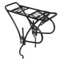 PORTE BAGAGE VELO ARRIERE A TRINGLES P2R DISC ALU NOIR REGLABLE 26" A 29" POUR FREIN A DISQUE