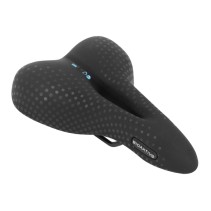 SELLE SAN MARCO BIOAKTIVE TREKKING OPEN GEL MIXTE NOIR RAIL ACIER 460g 188x273mm (SUR CARTE)