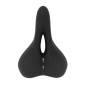 SELLE SAN MARCO BIOAKTIVE TREKKING OPEN GEL MIXTE NOIR RAIL ACIER 460g 188x273mm (SUR CARTE)