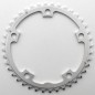 PLATEAU ROUTE 5BRA D.130 STRONGLIGHT 40DTS TRIPLE MILIEU ARGENT ALU 7075 TYPE SHIMANO 9-10V.