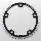 PLATEAU ROUTE 5BRA D.130 STRONGLIGHT 40DTS TRIPLE MILIEU NOIR ALU 7075 TYPE SHIMANO 9-10V.