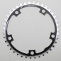 PLATEAU ROUTE 5BRA D.130 STRONGLIGHT 39DTS INTERIEUR NOIR ALU 7075 TYPE SHIMANO  11-10V.