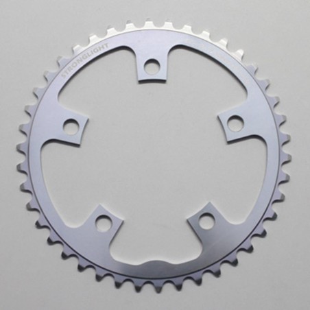 PLATEAU ROUTE 5BRA D.110 STRONGLIGHT 42DTS INTERIEUR ARGENT ALU 7075 TYPE SHIMANO 9-10V.