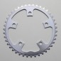 PLATEAU ROUTE 5BRA D.110 STRONGLIGHT 42DTS INTERIEUR ARGENT ALU 7075 TYPE SHIMANO 9-10V.