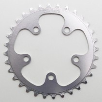 PLATEAU ROUTE 5BRA D.74 STRONGLIGHT 32DTS TRIPLE ARGENT ALU 7075  9-10V.