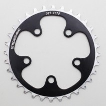PLATEAU ROUTE 5BRA D.74 STRONGLIGHT 32DTS TRIPLE NOIR ALU 7075  9-10V.