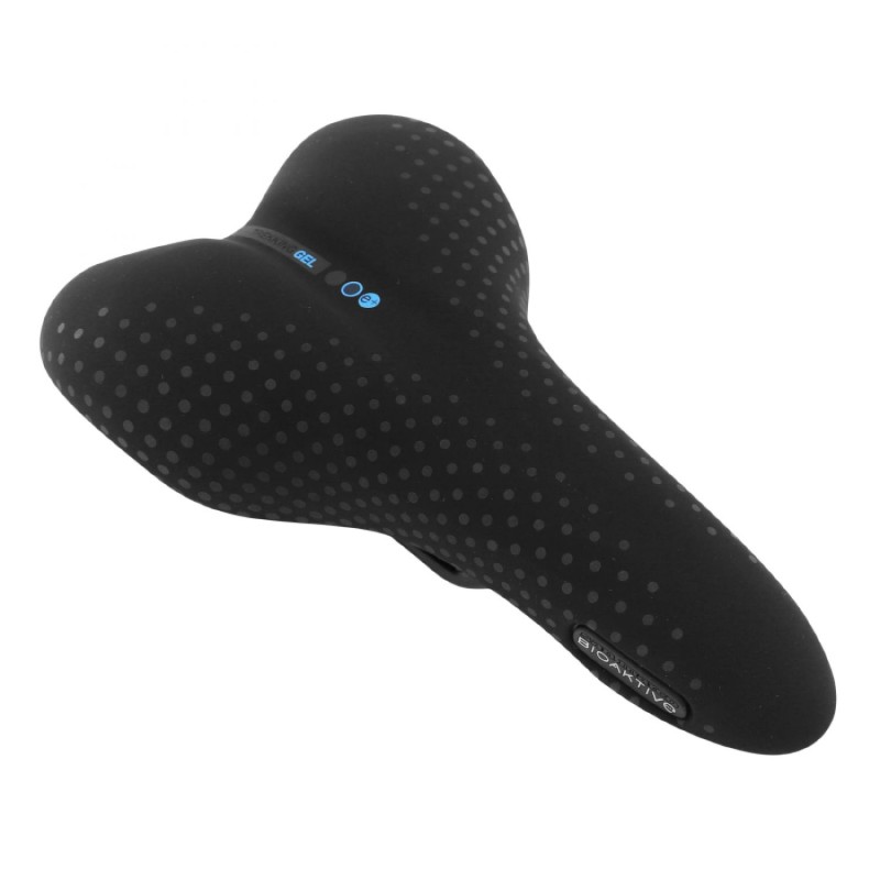 SELLE SAN MARCO BIOAKTIVE TREKKING GEL HOMME NOIR RAIL ACIER 400g 164x277m (SUR CARTE)