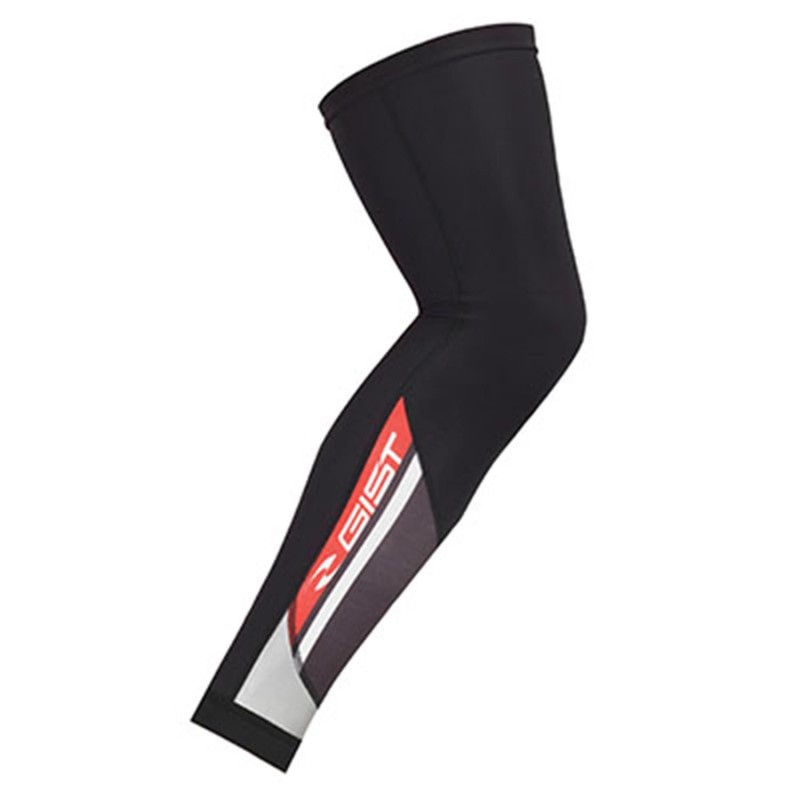 JAMBIERE GIST THERMODRESS NOIR-ROUGE AVEC INSERT REFLECTEUR L-XL  (PAIRE)