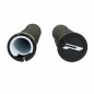 POIGNEE CITY-VTT PROGRIP 995 NOIR AVEC LOCK ON NOIR 130mm (LIVRE AVEC EMBOUTS) (BLISTER)