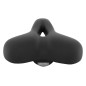 SELLE SAN MARCO BIOAKTIVE SPORT OPEN GEL MIXTE NOIR RAIL ACIER 173x270mm