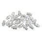 VIS CREUSE TENDEUR DE CABLE VELO M10 FENDUE ALU ARGENT (SACHET DE 25 PIECES)