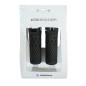 POIGNEE VTT HERRMANS LUNA LOCK 90mm NOIR AVEC COLLIER FERMETURE (PAIRE)