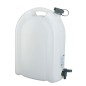 JERRYCAN-BIDON EAU PRESSOL EN POLYETHYLENE TRANSPARENT AVEC BOUCHON ET ROBINET 20L
