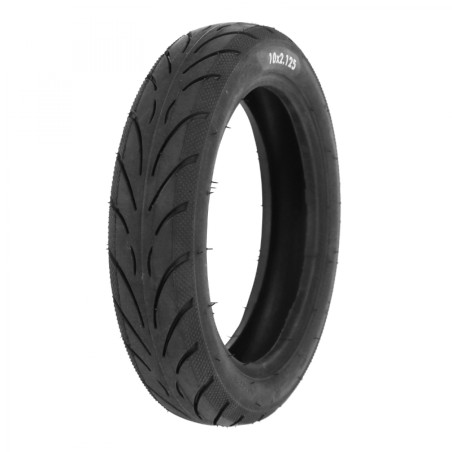 PNEU TROTTINETTE 10 X 2.125  NOIR (POUR NINEBOT ET AUTRES) - TUBETYPE - SUPPORTE 75KGS