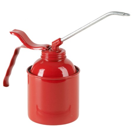 BURETTE STANDARD PRESSOL METAL ROUGE  500ml  AVEC BEC RIGIDE 135mm (VENDU A L'UNITE)