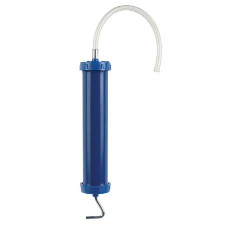 SERINGUE HUILE PRESSOL STANDARD ACIER COUVERCLES PLASTIQUE BLEU 500ml (VENDU A L'UNITE)