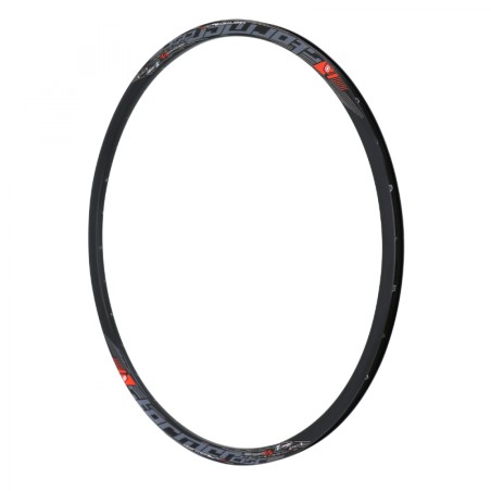 Jante route 700 stormer 17c noir 32t. disc tubeless ready double paroi profil 24mm