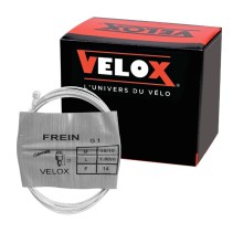 CABLE DE FREIN ROUTE-CITY VELOX GALVA  15-10  1,80M  (BOITE DE 25 CABLES)