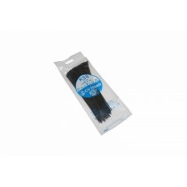 COLLIER DE SERRAGE NYLON TYPE RILSAN 2,5x200mm NOIR (VENDU PAR 100)