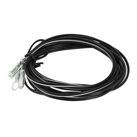 FIL ELECTRIQUE VELO NOIR DOUBLE (AVEC 2 FILS) 2.50M (VENDU AU SACHET)