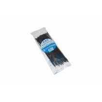 COLLIER DE SERRAGE NYLON TYPE RILSAN 3,6x250mm NOIR (VENDU PAR 100)