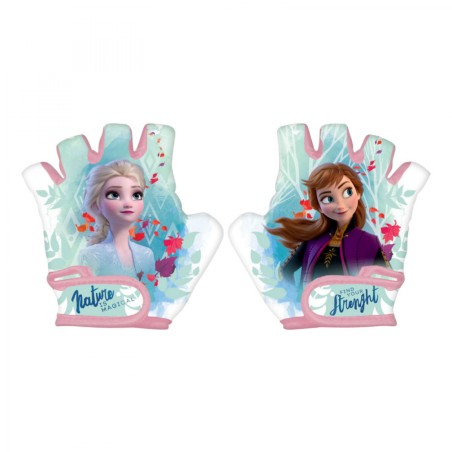GANTS VELO COURT ENFANT DISNEY FROZEN BLEU (PAIRE SOUS CARTE)