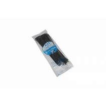 COLLIER DE SERRAGE NYLON TYPE RILSAN 4,8x280mm NOIR (VENDU PAR 100)