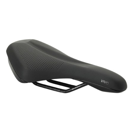 SELLE ROYAL LOISIR VIVO REFLECTIVE ATHLETIC NOIR MIXTE 250X160mm 375g