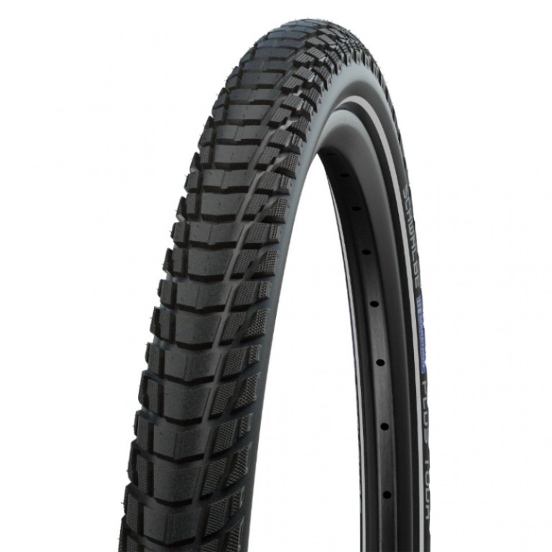 Pneu vtt urbain - vae 28-29 x 2,15 Schwalbe marathon plus tour (55-622) renfort 5mm flanc reflex homologue vae e50