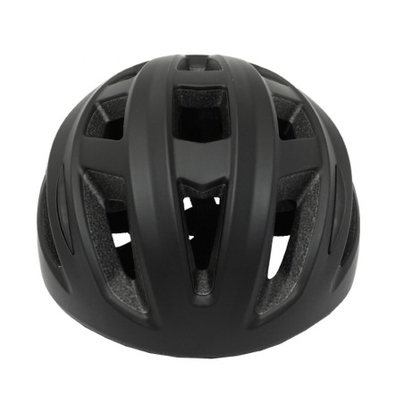 CASQUE VELO ADULTE P2R NOIR IN-MOLD TAILLE 58-62 AVEC MOLETTE REGLAGE (VENDU SUR CARTE)